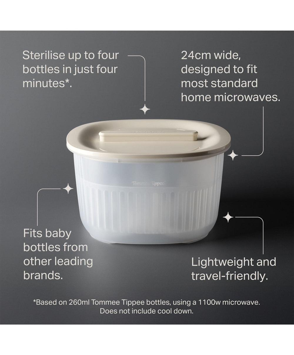 Tommee Tippee Bottle Feeding Tommee Tippee 2-in-1 Microwave Steriliser