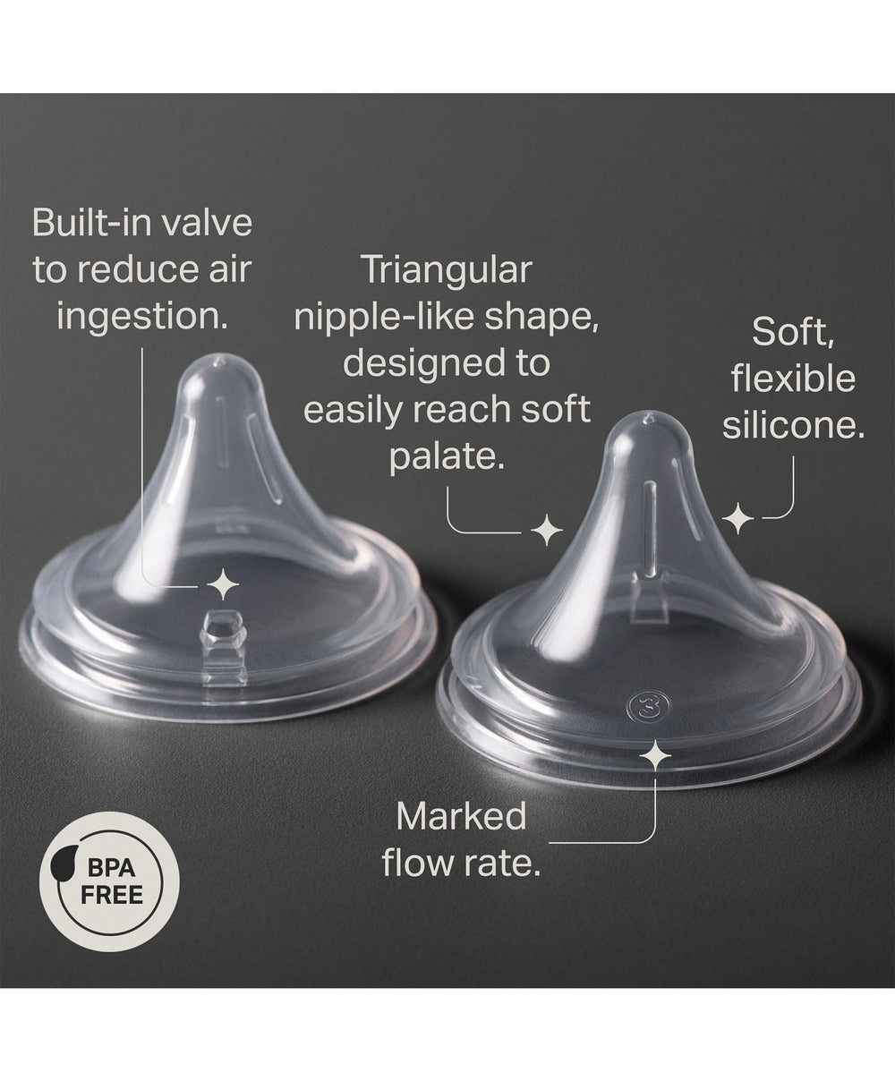 Tommee Tippee Bottle Feeding Tommee Tippee Natural Start Deep Latch Teats (Pack of 2)