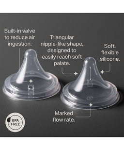 Tommee Tippee Bottle Feeding Tommee Tippee Natural Start Deep Latch Teats (Pack of 2)
