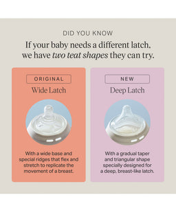 Tommee Tippee Bottle Feeding Tommee Tippee Natural Start Deep Latch Teats (Pack of 2)
