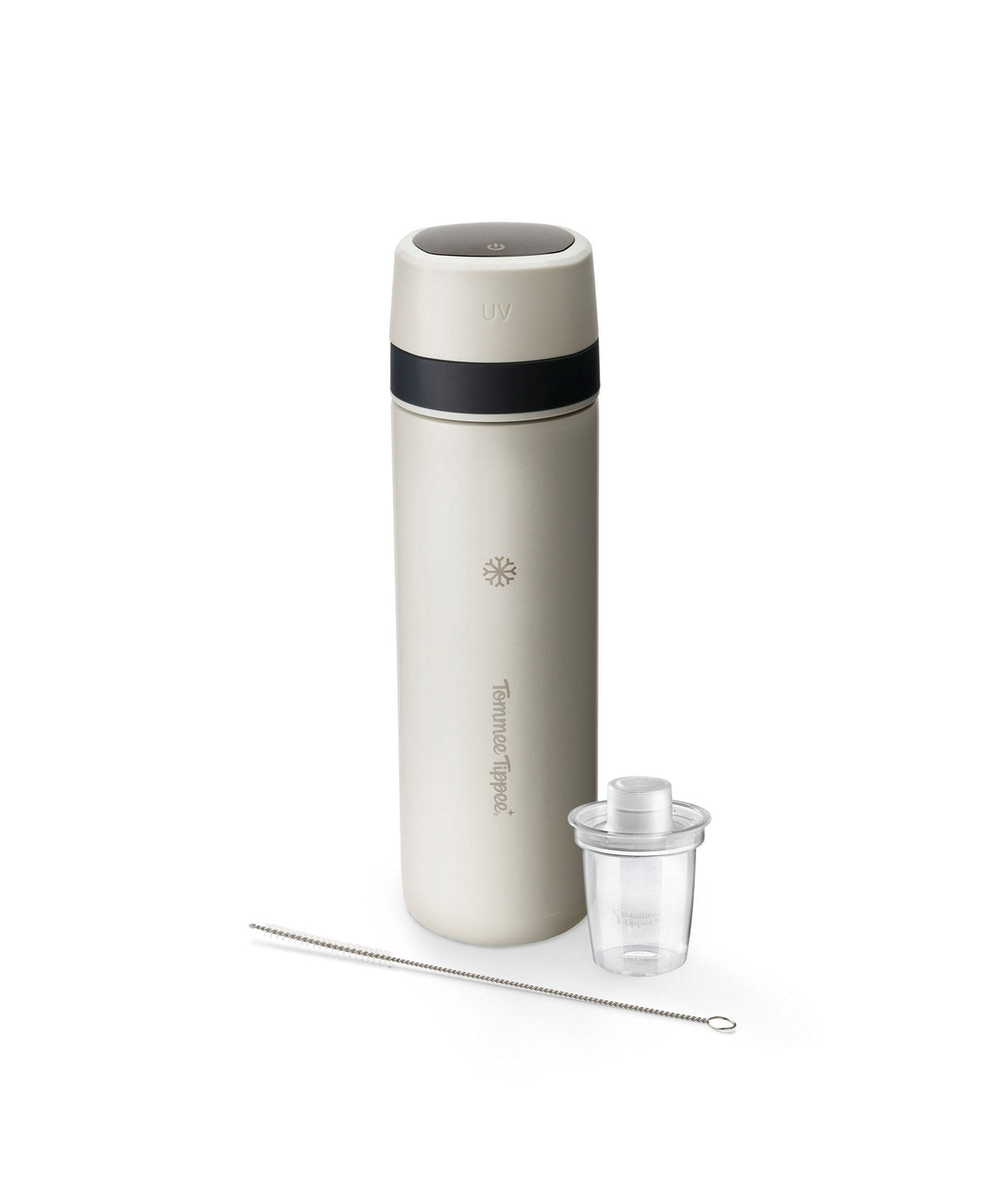 Tommee Tippee Bottle Feeding Tommee Tippee PrepGo Portable 2-in-1 Formula Feed Maker with Built-in UV Steriliser - white