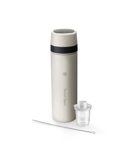 Tommee Tippee Bottle Feeding Tommee Tippee PrepGo Portable 2-in-1 Formula Feed Maker with Built-in UV Steriliser - white