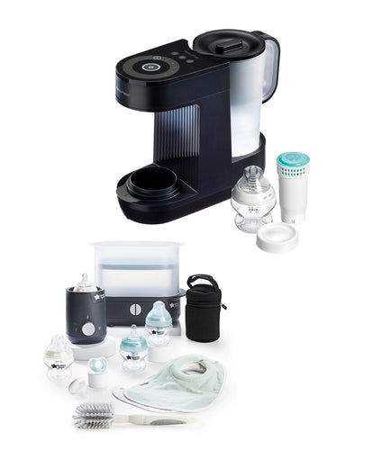 Tommee Tippee Tommee Tippee Perfect Prep Formula Feed Maker & Complete Feeding Set Bundle - Slate