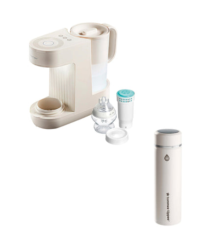 Tommee Tippee Tommee Tippee Perfect Prep Formula Feed Maker & GoPrep Formula Feed Maker Bundle - Chalk