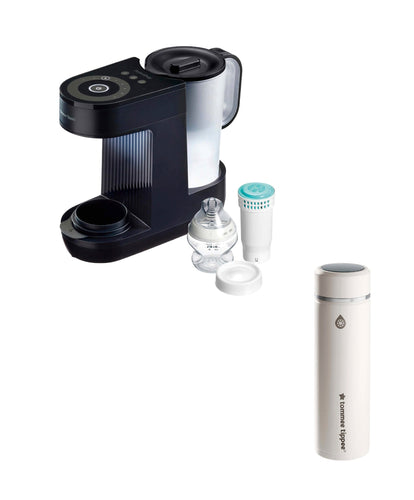 Tommee Tippee Tommee Tippee Perfect Prep Formula Feed Maker & GoPrep Formula Feed Maker Bundle - Slate
