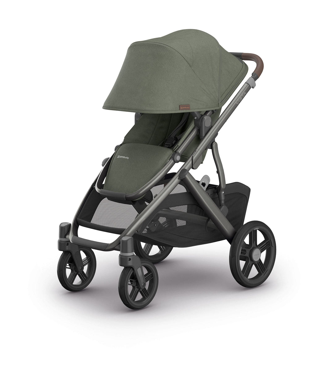 Uppababy Pushchairs UPPAbaby Vista V3 Stroller &amp; Carrycot Bundle with Cybex Cloud T i-Size Rotating Baby Car Seat &amp; Base (5 Pieces) – Evelyn