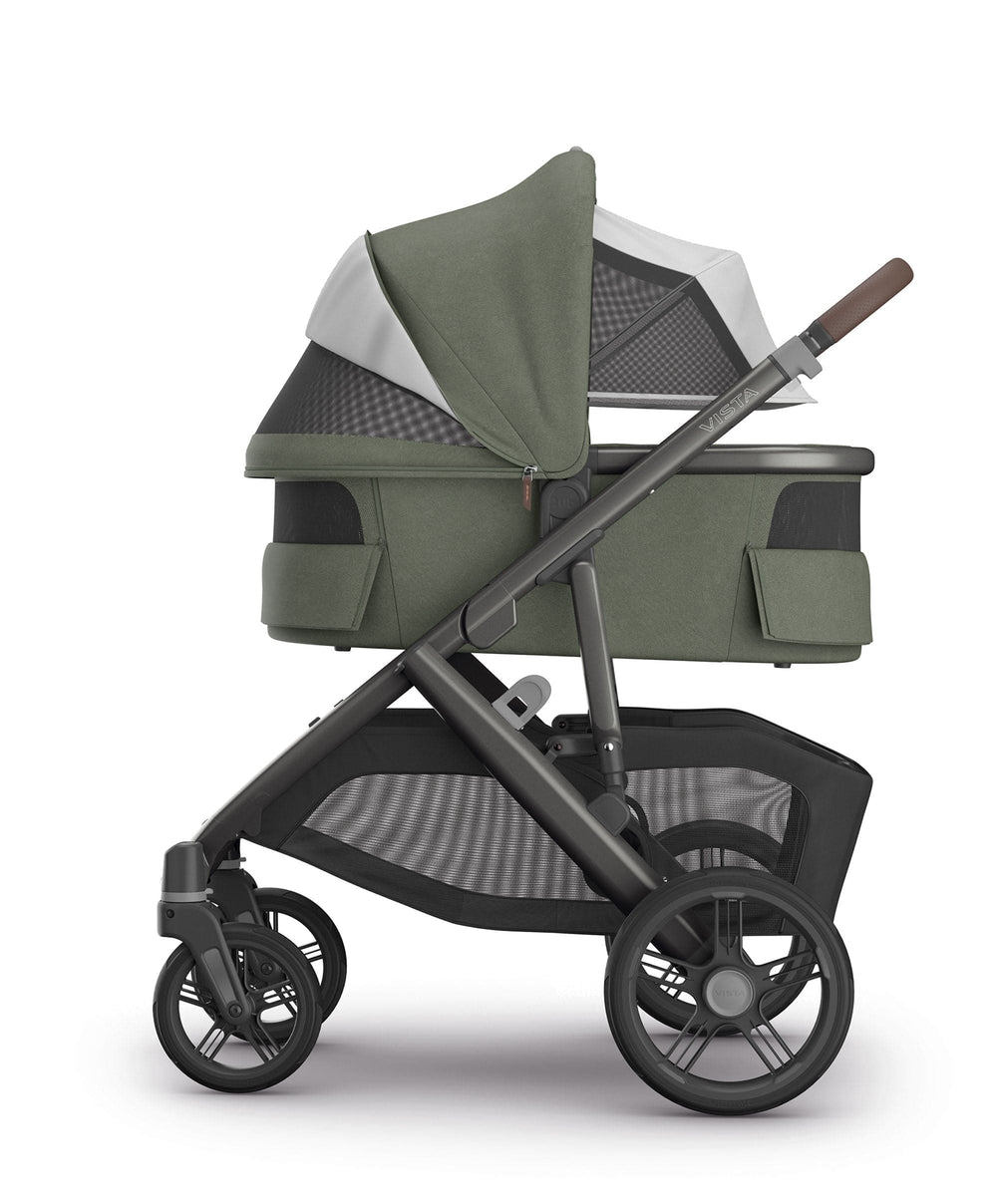 Uppababy Pushchairs UPPAbaby Vista V3 Stroller &amp; Carrycot Bundle with Cybex Cloud T i-Size Rotating Baby Car Seat &amp; Base (5 Pieces) – Evelyn