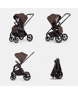 Venicci Pushchairs Venicci Claro 2in1 Essential Pushchair Bundle (8 Pieces) - Chocolate