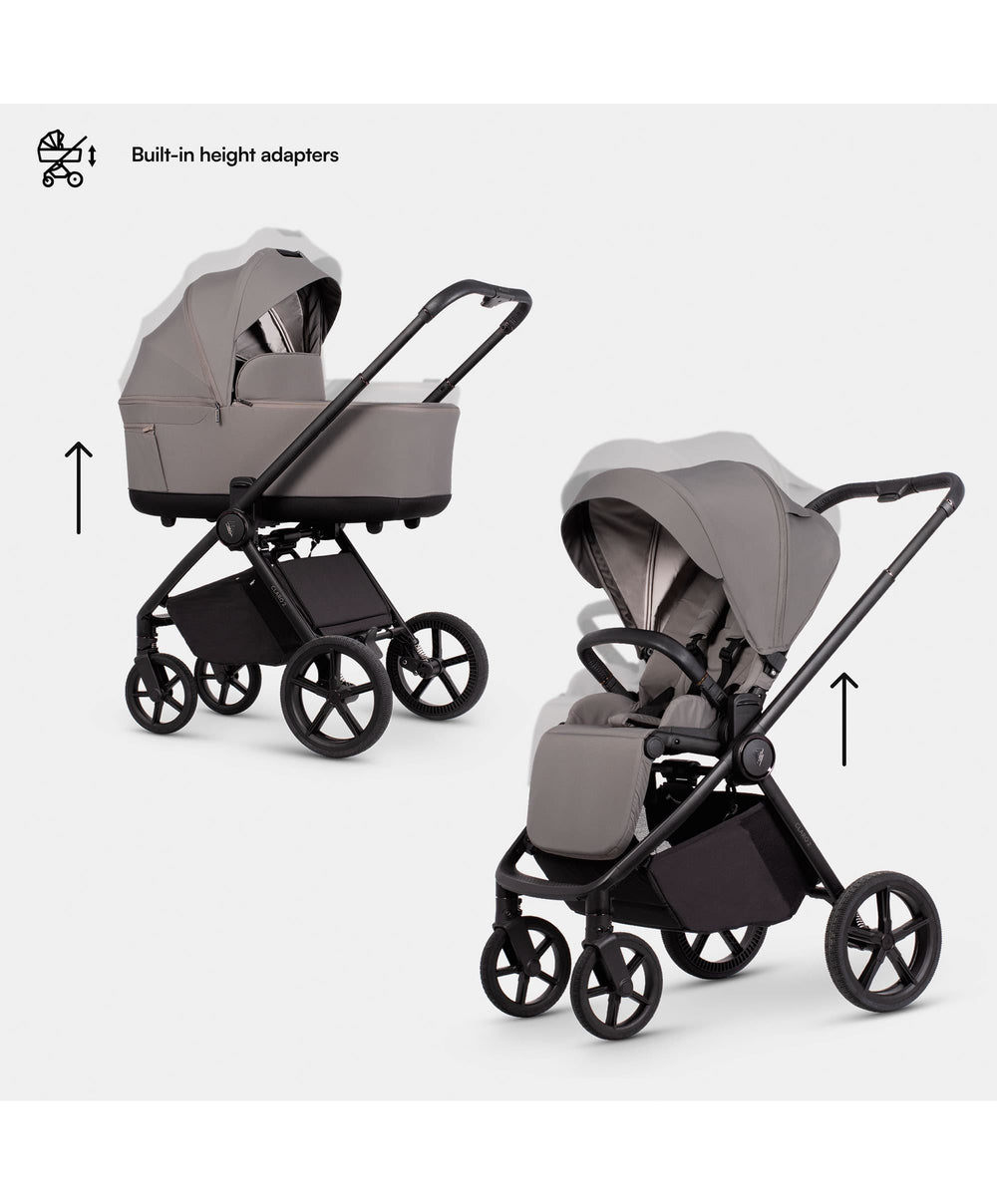 Venicci Pushchairs Venicci Claro 4in1 Luxury Pushchair Bundle with Tiago Car Seat (10 pieces) - Fog