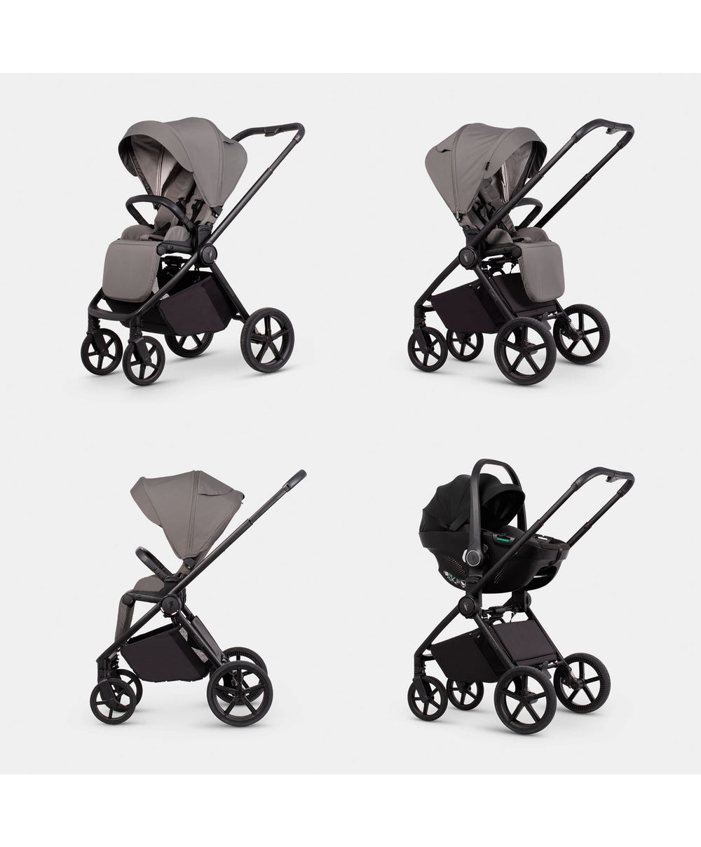 Venicci Pushchairs Venicci Claro 4in1 Luxury Pushchair Bundle with Tiago Car Seat (10 pieces) - Fog