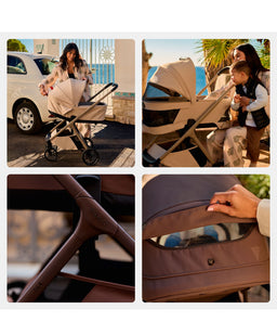 Venicci Pushchairs Venicci Tila 2in1 Essential Pushchair Bundle (11 Pieces) - Olive