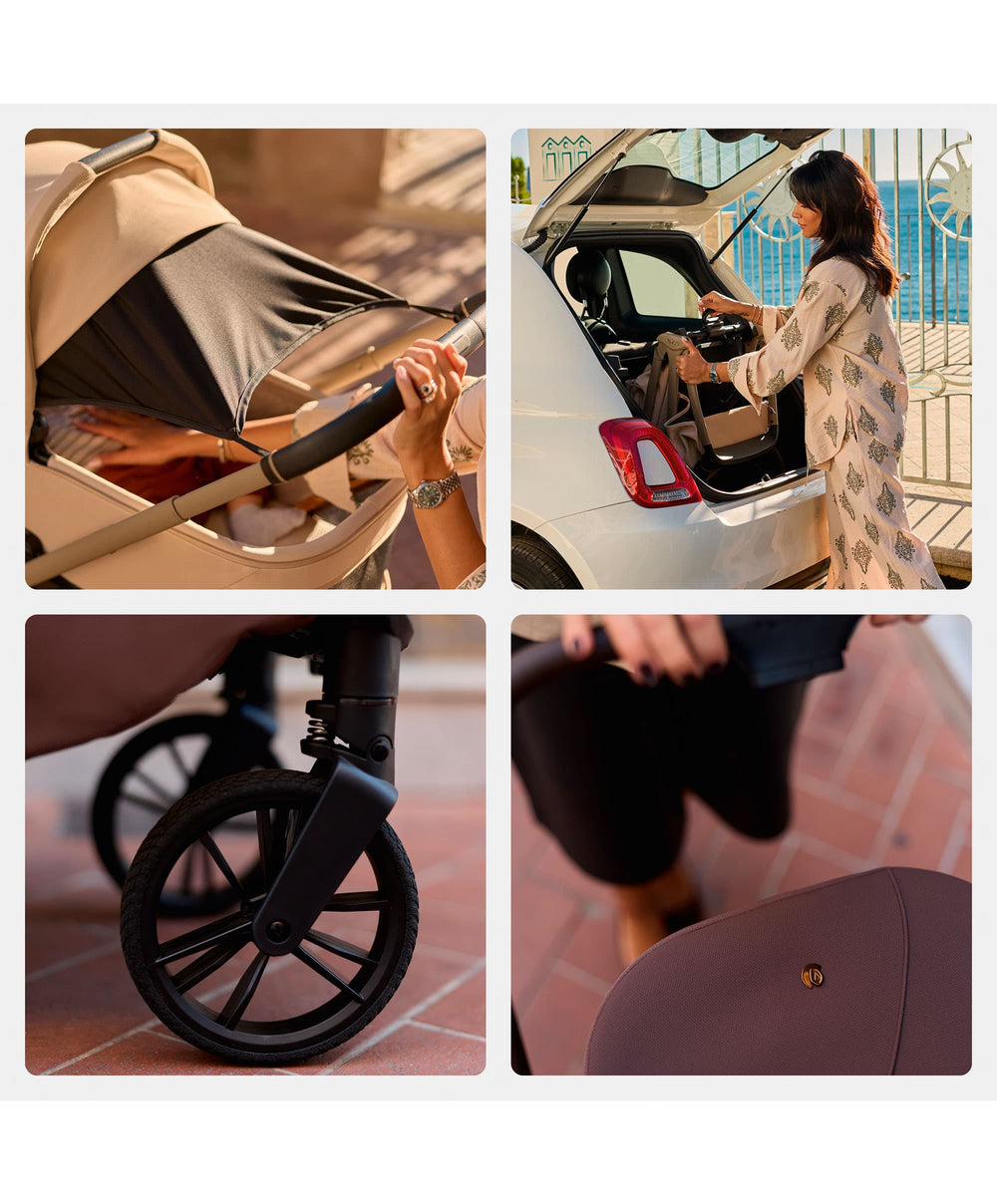 Venicci Pushchairs Venicci Tila Pushchair 4in1 Pushchair Bundle (13 piece) - Latte