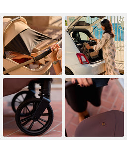 Venicci Pushchairs Venicci Tila Pushchair 4in1 Pushchair Bundle (13 piece) - Latte