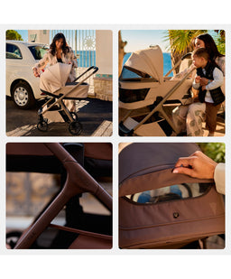 Venicci Pushchairs Venicci Tila Pushchair 4in1 Pushchair Bundle (13 piece) - Latte