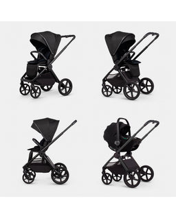 Venicci Pushchairs Venicci Upline 3 2in1 Essential Pushchair Bundle (11 Piece) - Onyx
