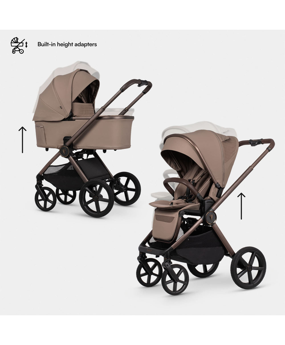 Venicci Pushchairs Venicci Upline3 2in1 Essential Pushchair Bundle (11 Piece) - Sand