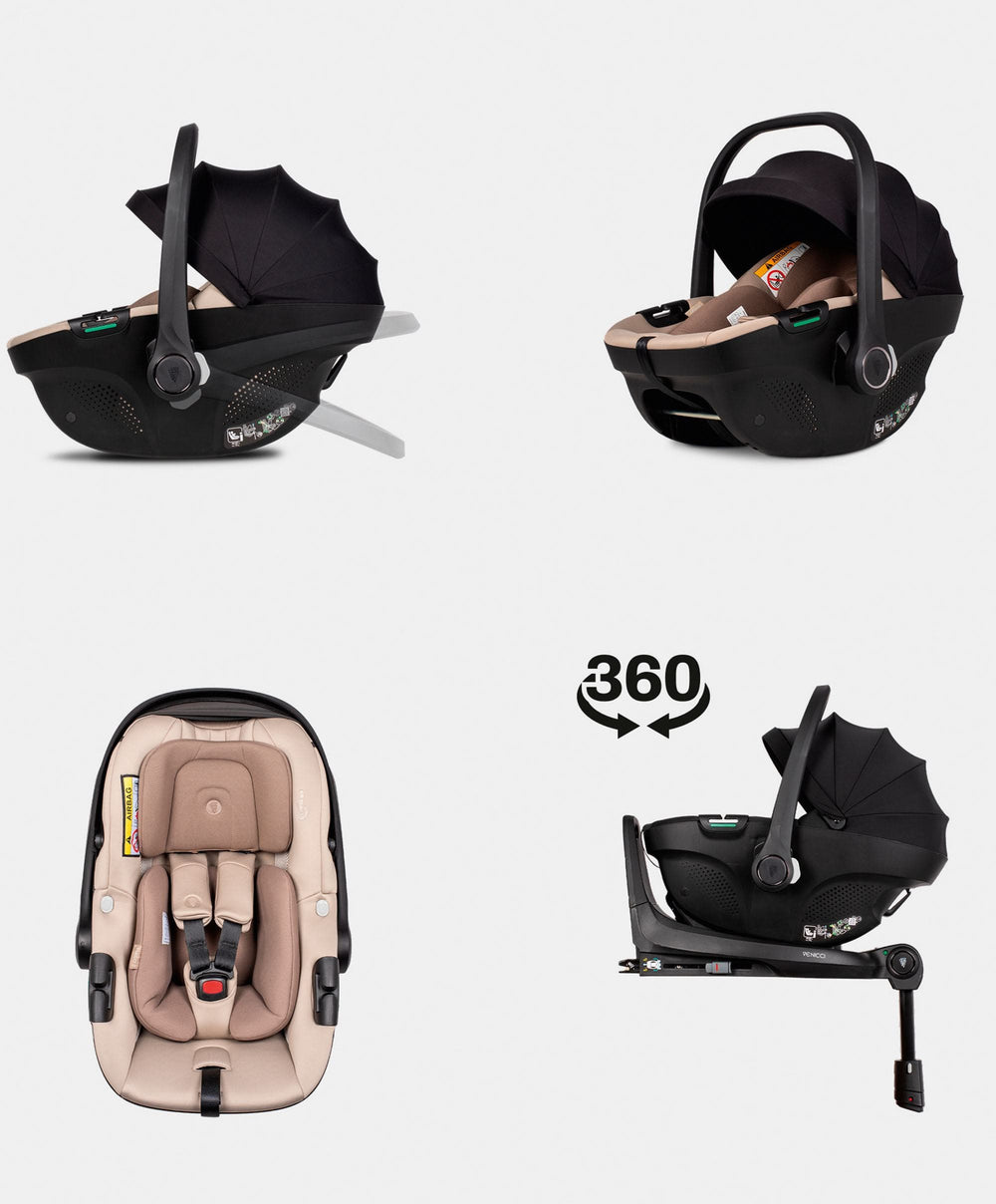 Venicci Pushchairs Venicci Upline3 4in1 Plus Ultimate Pushchair Bundle (16 Pieces) - Sand