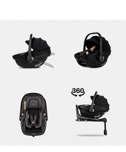 Venicci Pushchairs Venicci Upline3 4in1 Pushchair Bundle With Tiago 2 Car Seat (13 Pieces) - Onyx