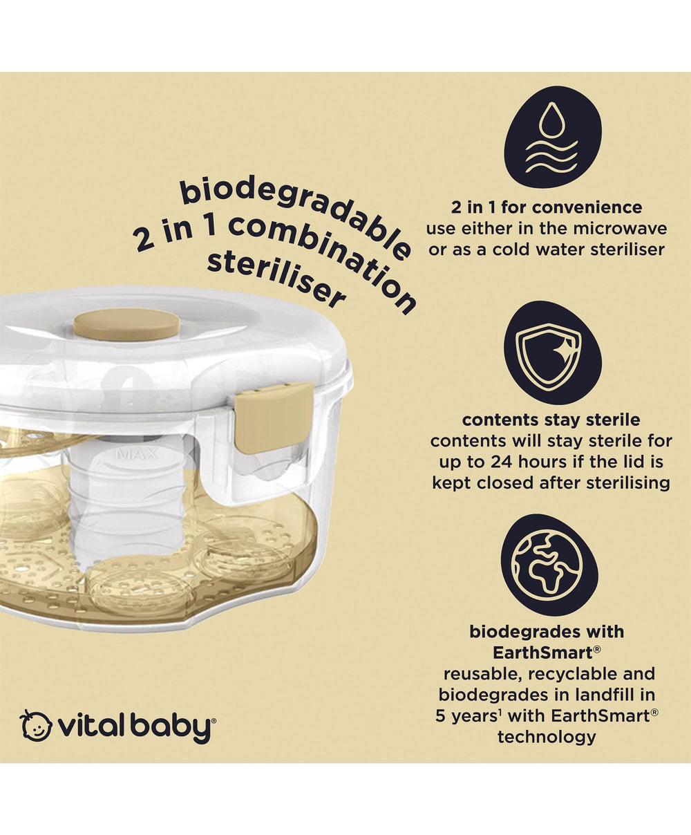 Vital Baby Vital Baby Nurture 2 in 1 combination steriliser