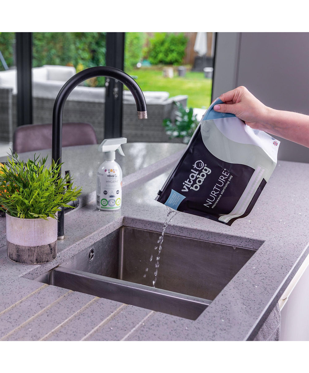 Vital Baby Vital Baby Nurture microwave sterilising bags (Pack of 5)