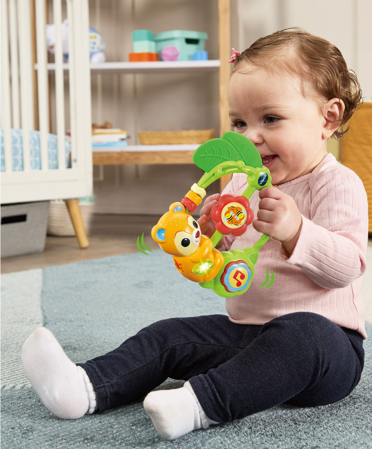 VTech Shaking Sounds Bear Rattle – Mamas & Papas UK