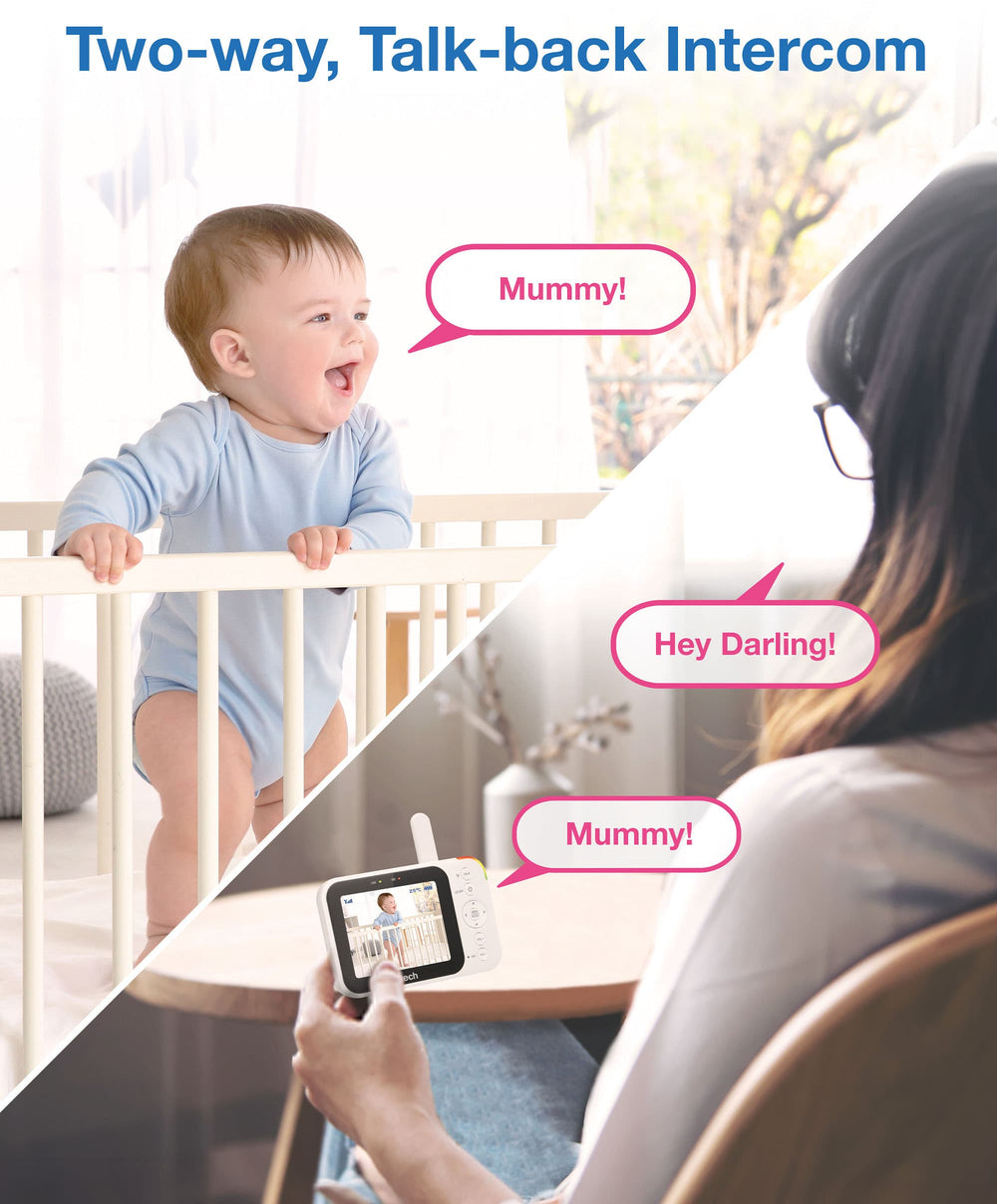 VTech Baby Monitors VTech RM4761 5inch Smart Wi-Fi 1080p Pan &amp; Tilt Monitor - White