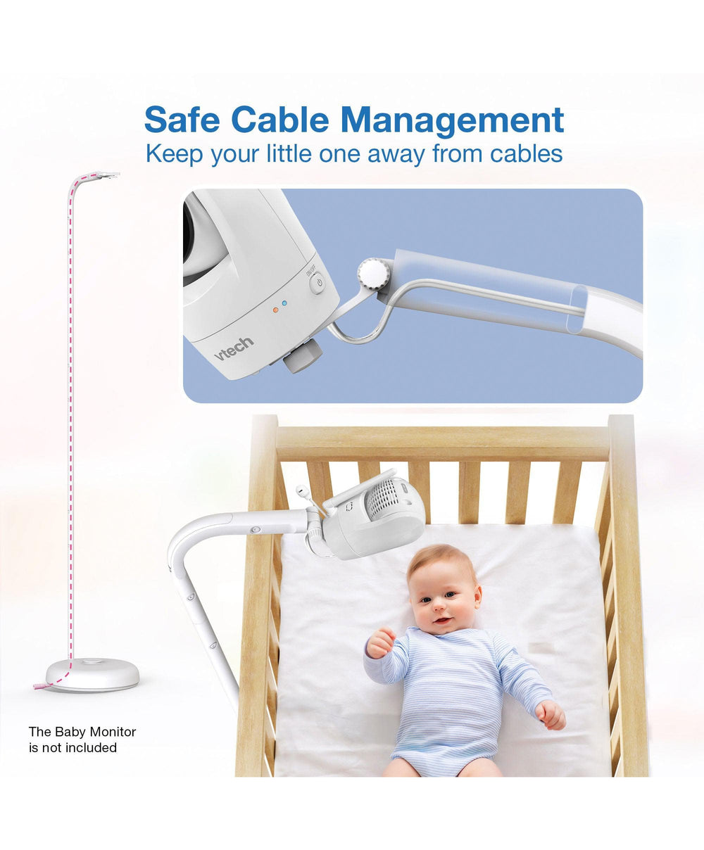 VTech Baby Monitors VTech RM5766HD Smart Video Baby Monitor &amp; Camera Floorstand - White