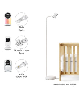 VTech Baby Monitors VTech RM5766HD Smart Video Baby Monitor & Camera Floorstand - White