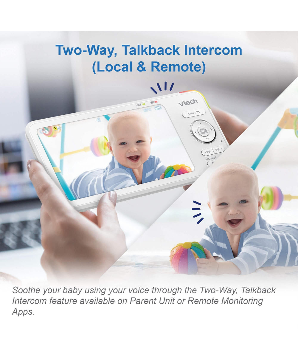 VTech Baby Monitors VTech RM5766HD Smart Video Baby Monitor &amp; Camera Floorstand - White