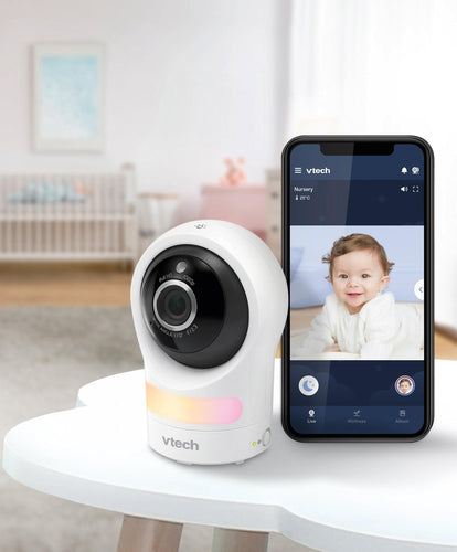 VTech Baby Monitors VTech RM9761 Wi-Fi 1080p Smart Baby Cam – White