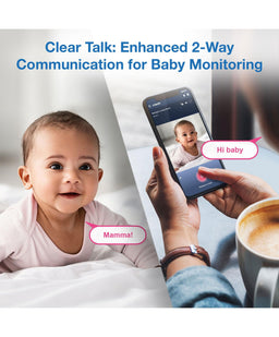VTech Baby Monitors VTech RM9761 Wi-Fi 1080p Smart Baby Cam – White