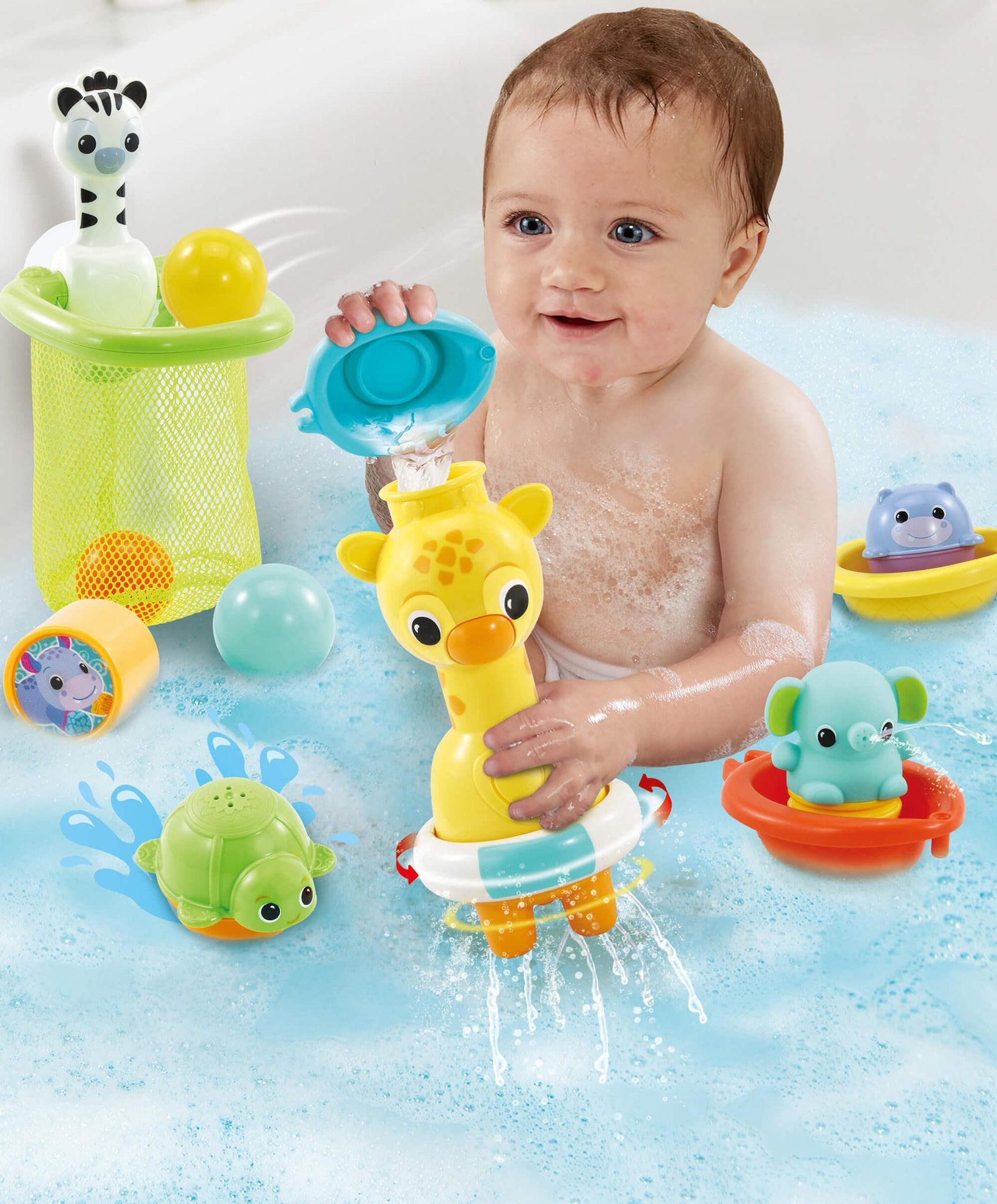 Vtech 6 in 1 Bath Set Toys Mamas Papas UK