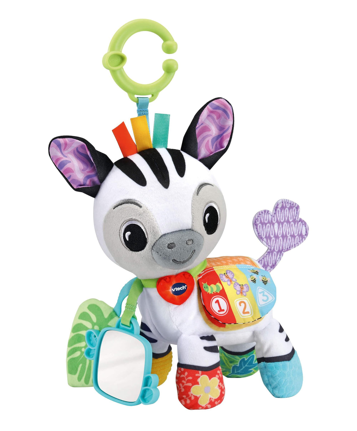 Soft Rocking Zebra VTech On-the-Go Soft Zebra Travel Toy – Mamas & Papas UK