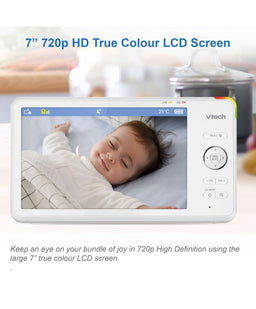 VTech VTech RM7766HD 7 Smart Pan & Tilt Monitor in White