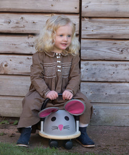 Wheelybug Hippy Chick WheelyBug Ride On Mouse Toy