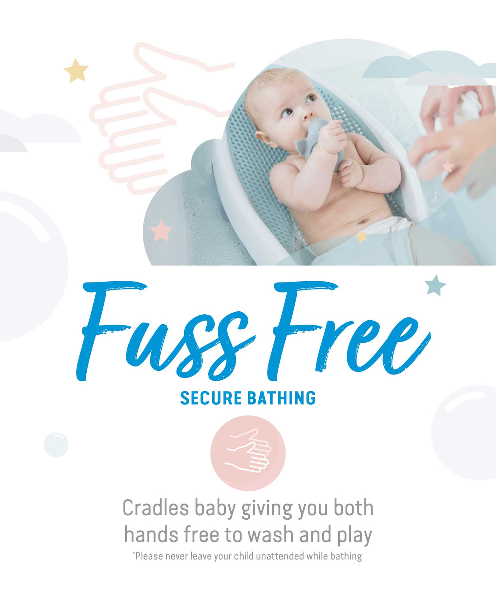 Angelcare Bath Support - Blue | Baby Bath Seats & Supports – Mamas ...