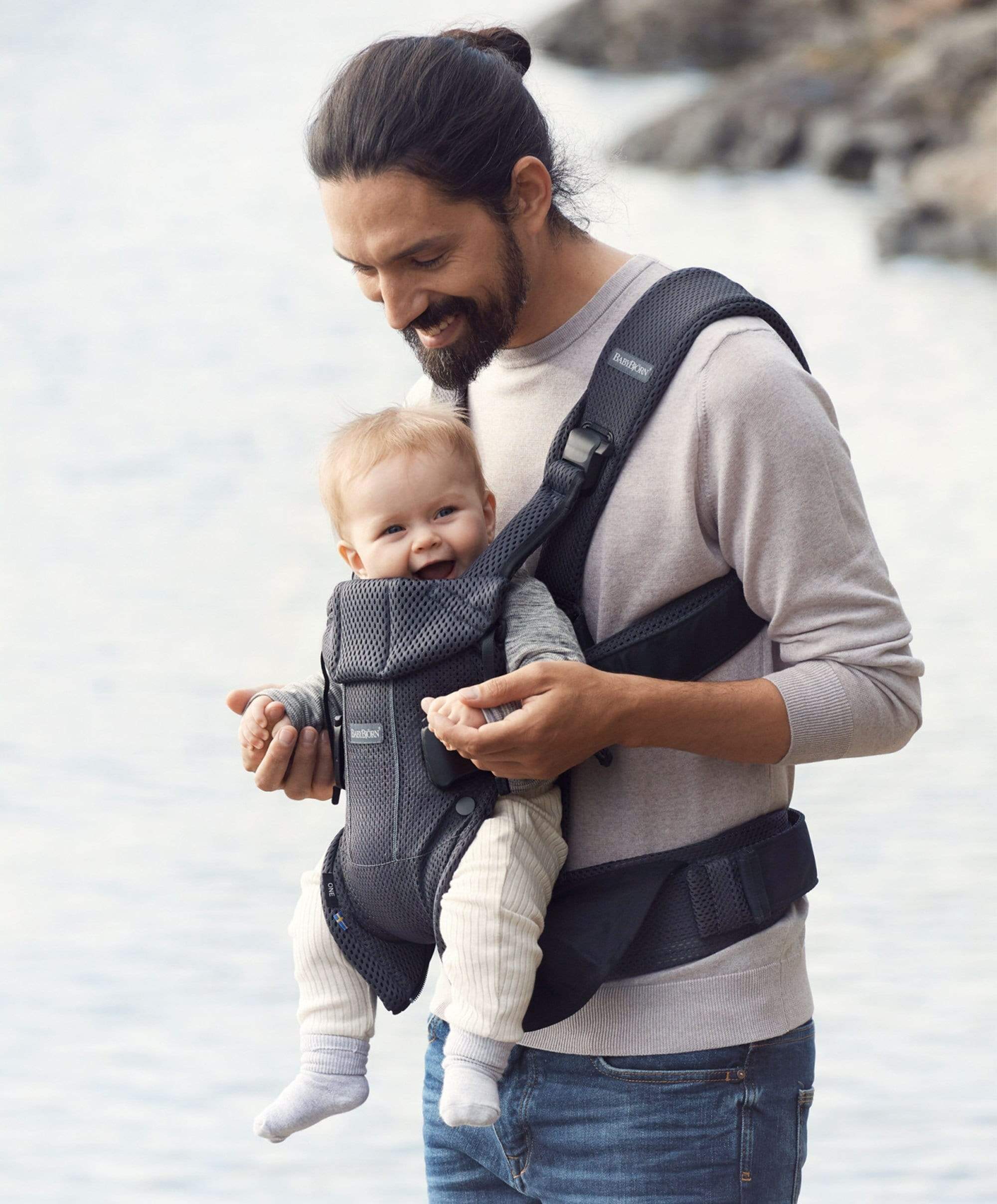 BABYBJÖRN BABYBJÖRN Baby Carrier One Kai グレー Baby Carrier One