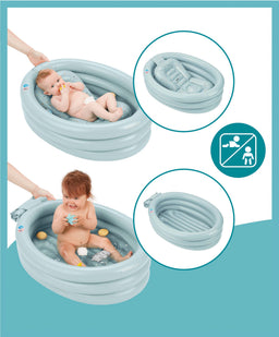 Babymoov Outdoor Play Babymoov 2-in-1 Inflatable Bath Tub & Paddling Pool - Blue