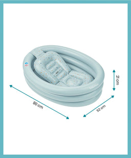 Babymoov Outdoor Play Babymoov 2-in-1 Inflatable Bath Tub & Paddling Pool - Blue