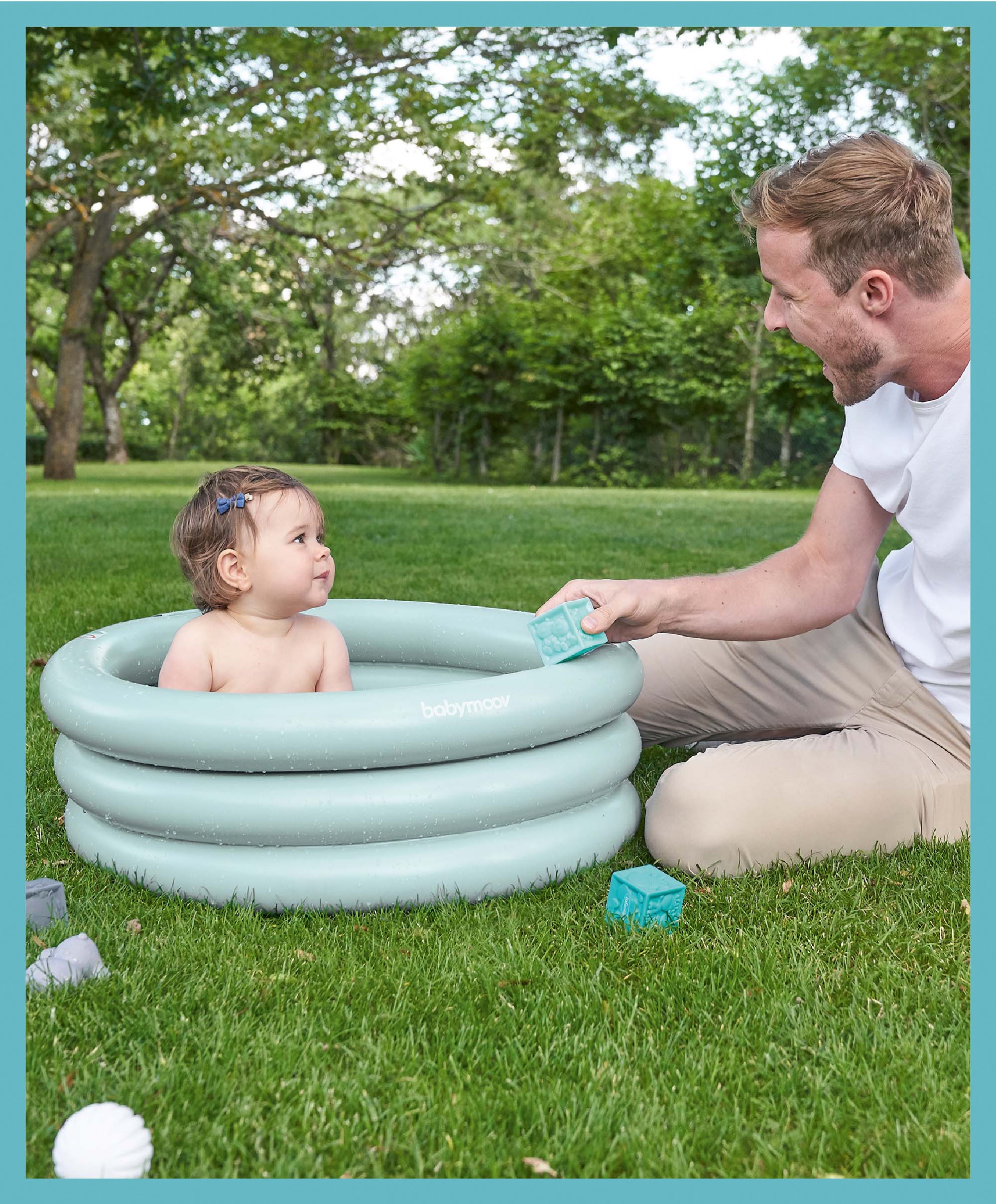 2 1 Inflatable Bath Tub & Paddling Pool