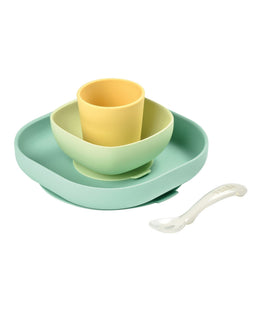 Beaba Baby Weaning Beaba Silicone Meal Weaning Set (4 Pack) - Blue