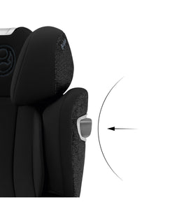 Cybex Toddler Car Seats Cybex Solution T i-Fix High-back Booster Car Seat in Moon Black