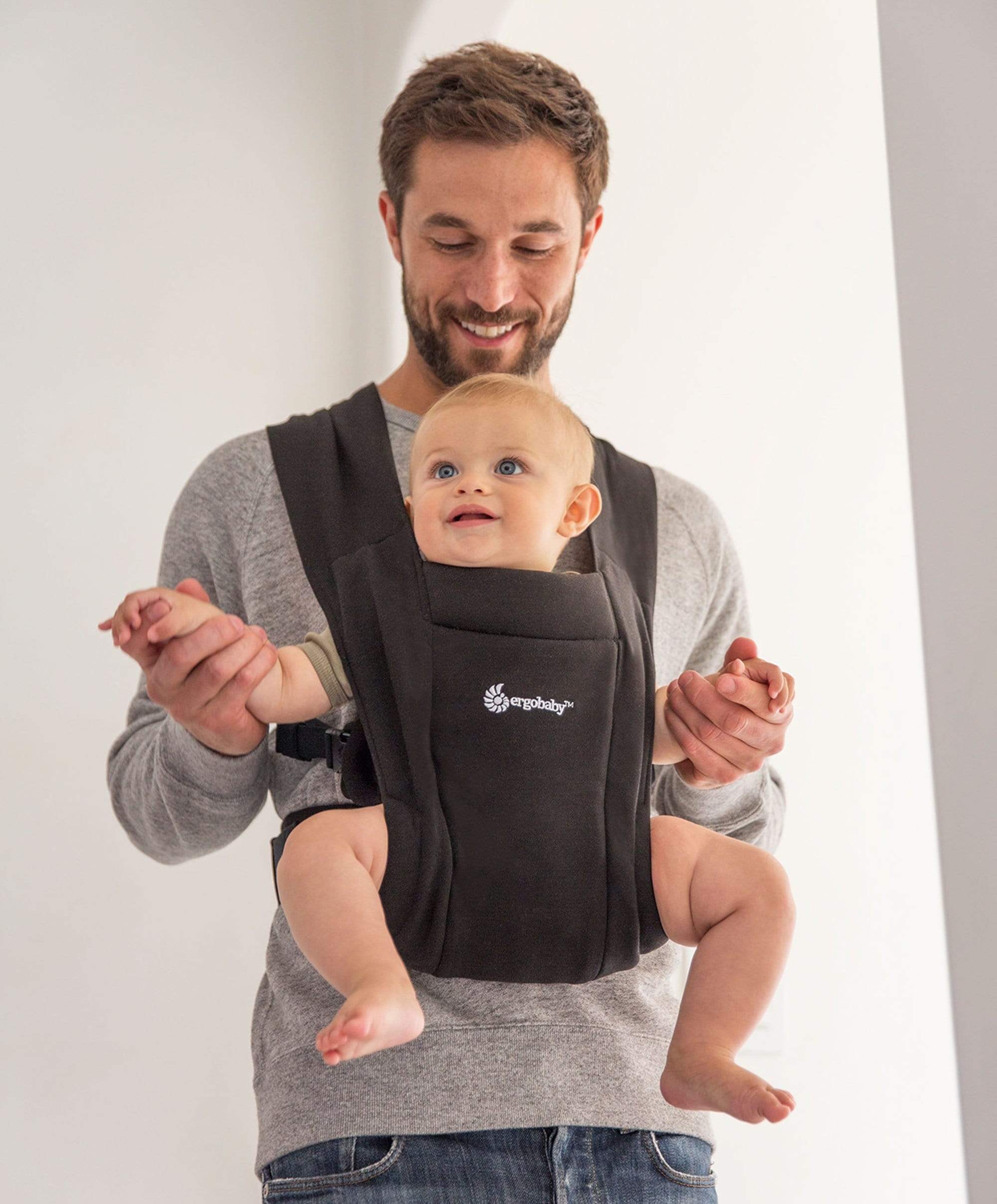 Ergobaby Embrace Carrier Black Baby Carrier – Mamas Papas UK