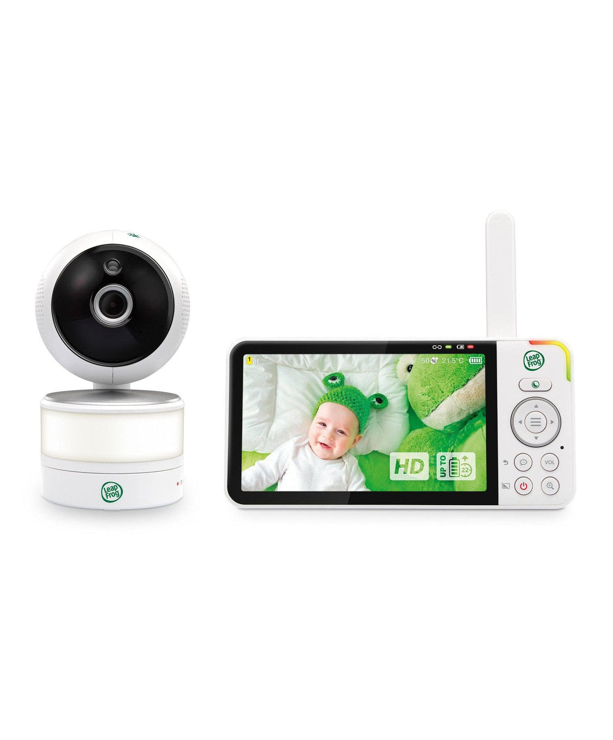 Leapfrog Baby Monitors LeapFrog LF915HD 5" Video Baby Monitor with Colour Night Vision - White