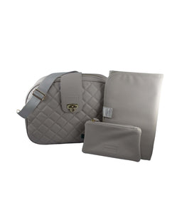 London Olivia changing bags London Olivia Islington Cross Body Changing Bag - Greige