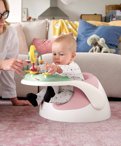Mamas & Papas Baby Floor Seating Snug Floor Seat with Activity Tray - Blossom