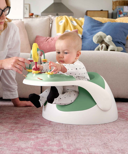 Mamas & Papas Baby Floor Seating Snug Floor Seat with Activity Tray - Eucalyptus