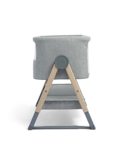 Mamas & Papas Bedside Sleeping Lua Bedside Crib - Grey