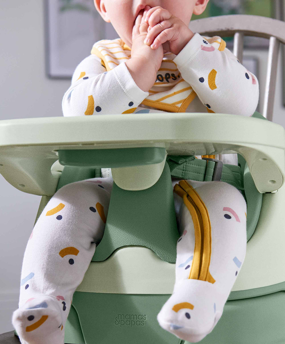 Bug 3in1 Floor & Booster Seat Eucalyptus Mamas & Papas UK