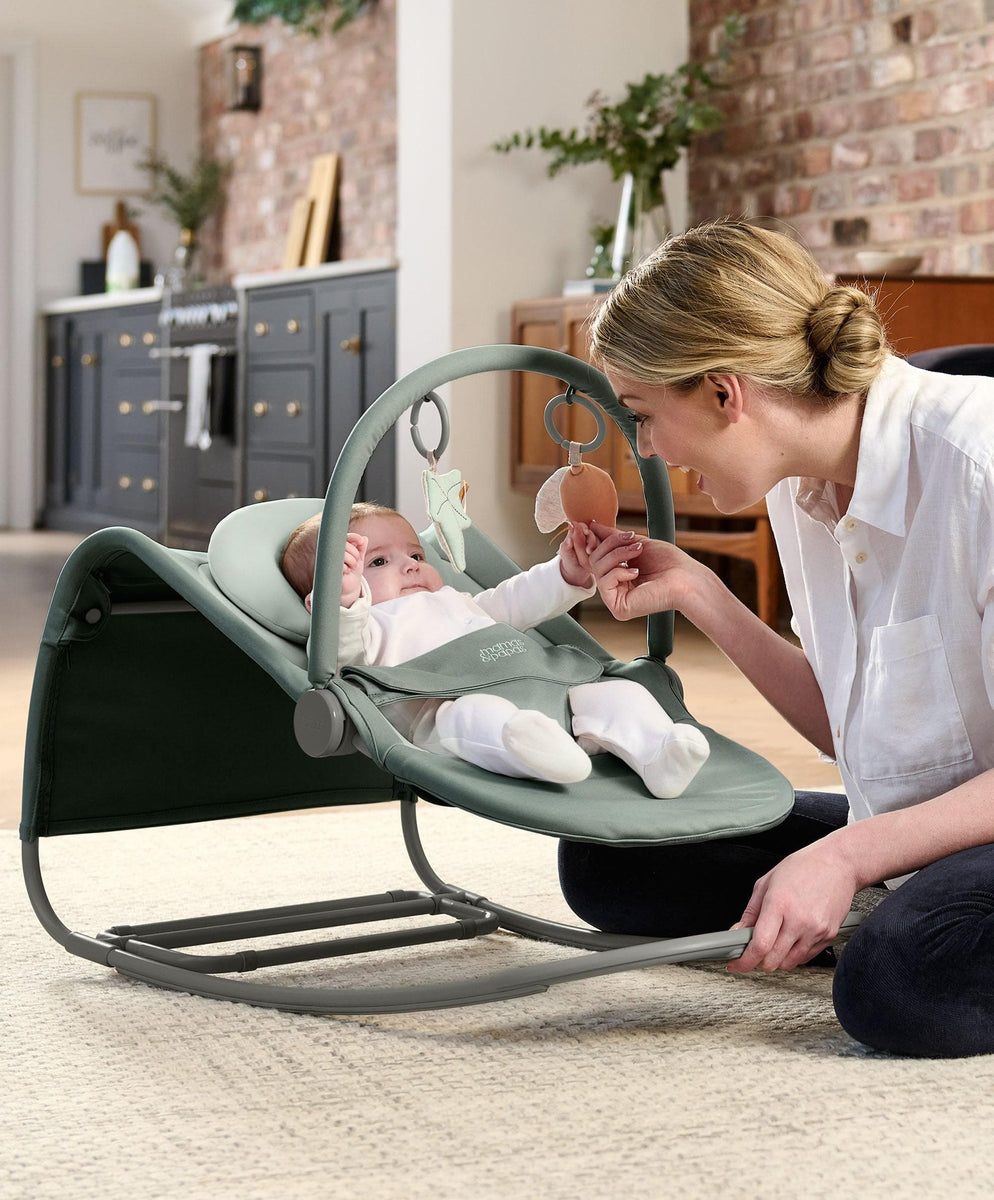 Tempo Baby Bouncer - Ivy | Rockers & Bouncers – Mamas & Papas UK